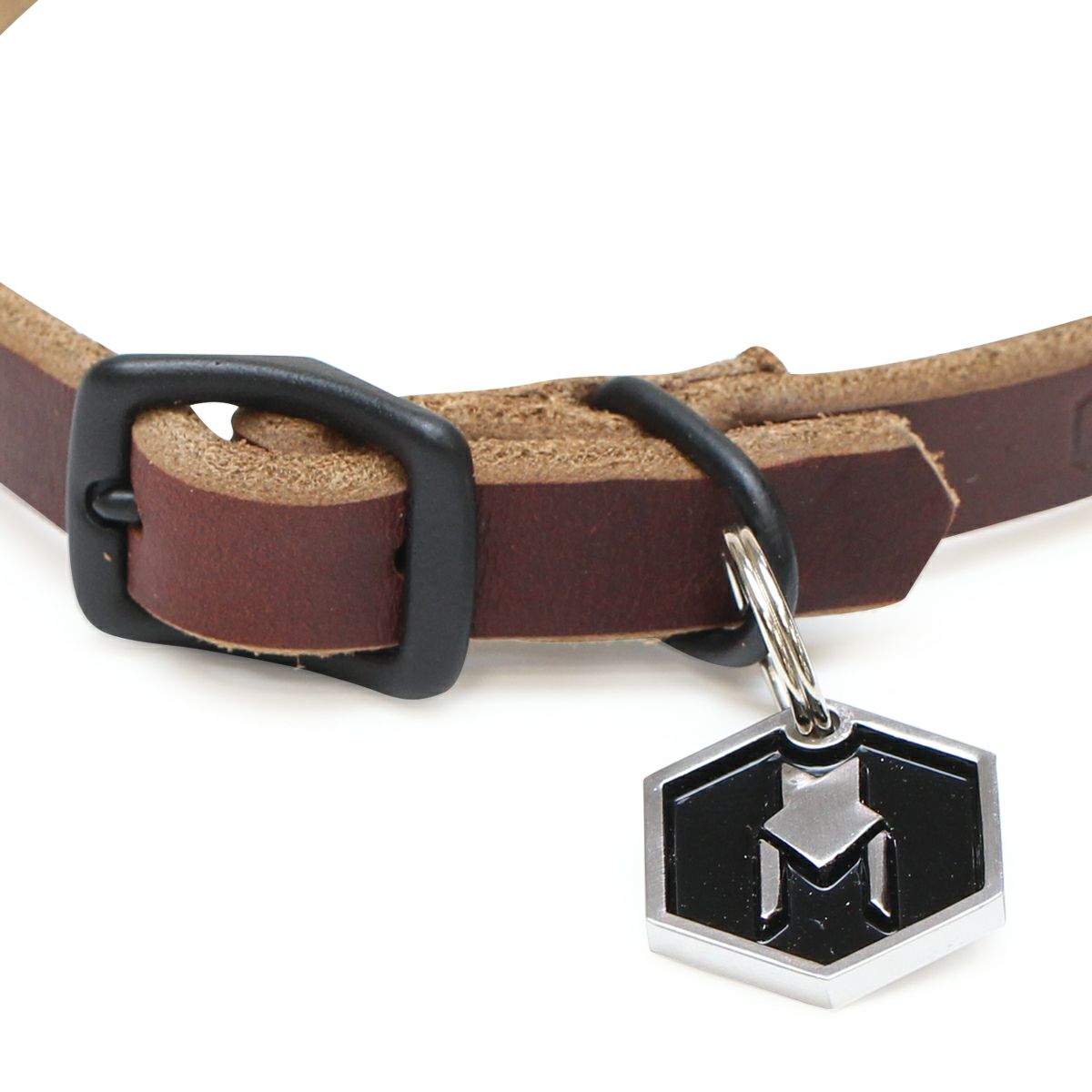 Horween LEATHER COLLAR ( XS size ) | WOLFGANG