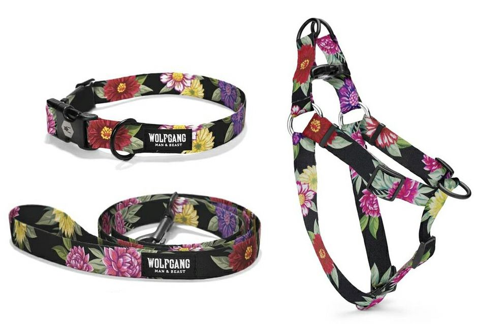 DarkFloral COLLAR ( S size )